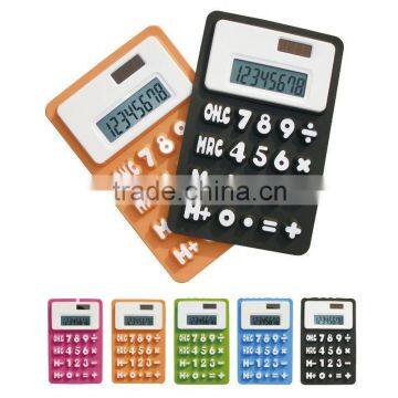 8 Digits Silicone Calculator