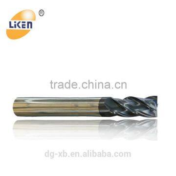 End Milling Cutter, SUS End Router Milling Cutter, Stainless Steels 4 Flutes Flat End Milling Cutter