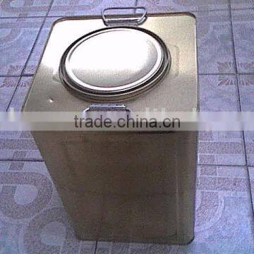 18-20L Square chemical can with silver color