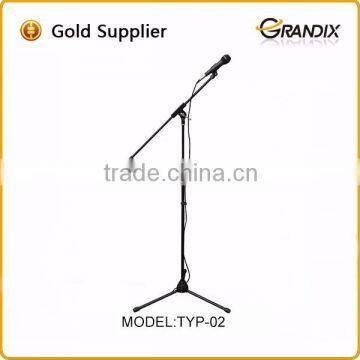 Metal 92-158 cm professional microphone for floor