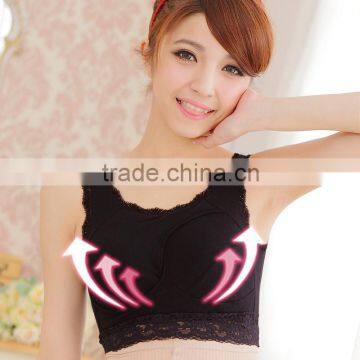 Women's Internal Rotation Lace Trim Underwired Night Brassiere