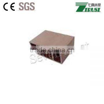 Outdoor Anti-UV Wood Plastic Composite Pergola With Steel Insert, Beautiful Beam Corner photo-4