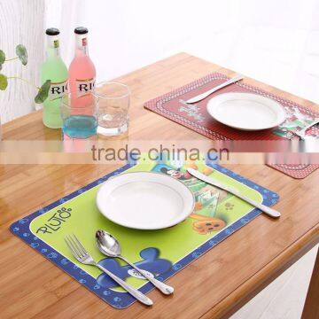 2016 new technology restaurant placemat table mats eco-friendly dishwasher safe placemat