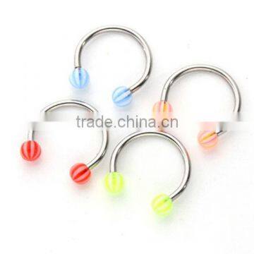 Charming Unique Labret Rings Nose Rings Eyebrow Rings CBR Body Piercing Jewelry