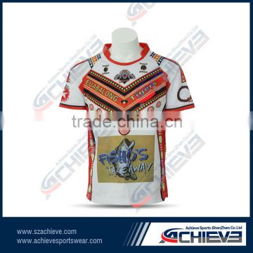 Breathable dery high quality sublimation rugby jersey for sports team