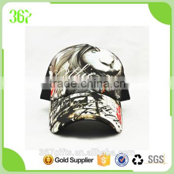 Unique Style Popular Five Panel Scrawl Baseball Cap Mesh Cap