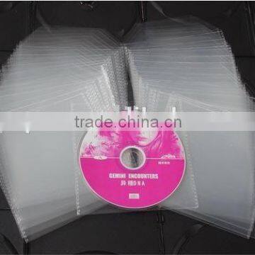 transparent PP cd bag/paper cd sleeves bag