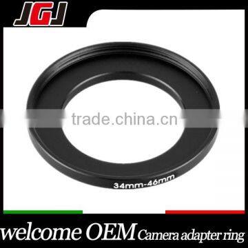 34-46mm Camera Filter Step-up Ring Metal Ring Adapter For Canon 7D 1100D For Sony A230 A300