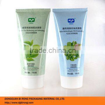 D50 White Plastic Labeling Tube Packaging