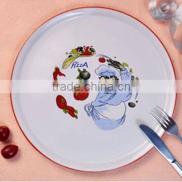 Porcelain 12 inch Pizza plates China supplier wholesale