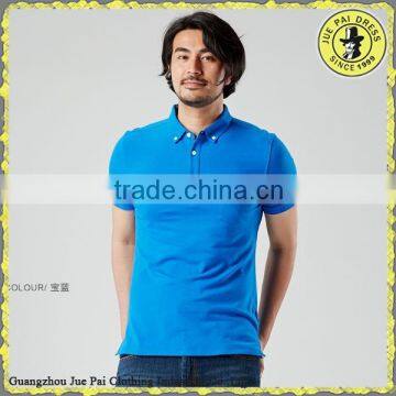 Button-down Collar Cotton Fitted Man Polo Shirt
