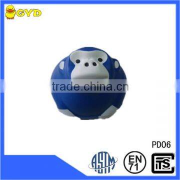 Wholesale PU monkey toy,ani stress ball,animal shape toy ball