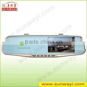 Sunway factory 4.3inch CE reverse camera manual car cam hd car dvr