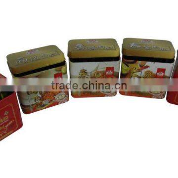 4 Color Printed Rectangle Tin Can photo-2