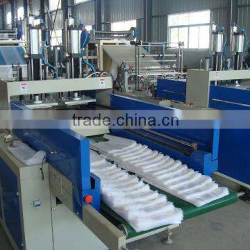 DFR-E900 double line hot-sealing plastic shopping bag making machine