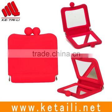 Best selling products cheap silicone mirror personalized custom silicone hand mirror for ladies