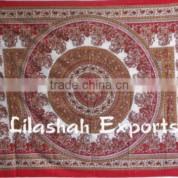 520B Cotton Bedspread tapestries Tapestry Home decoration home wall curtain sanganeri print jaipur india star tapesrideau