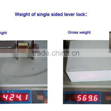 Hotel Connecting Door Lever Lock With Single Sided Handle and Blank Plate photo-6