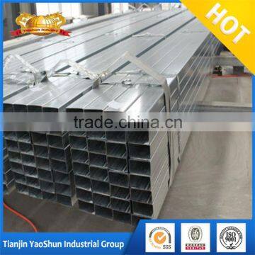 20x30 20x40 25x50 Pre Galvanized Square Rectangle Steel Pipe Tube Hollow Section