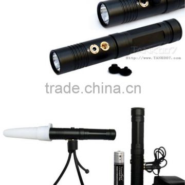 R5 Led Rechargeable Flashlight With Car Charger 220 Charger TC128