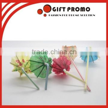 Good Quality Custom Paper Umbrella On Straw