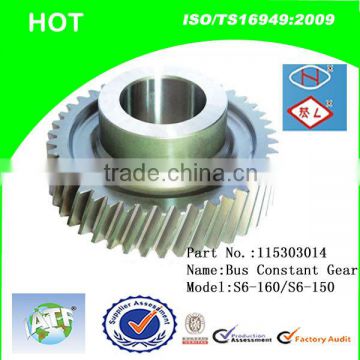 Ankai/Higer/Kinglong Bus Transmission Parts Gear Box QJ Constant Gear (115303014) for S6-160/S6-150(QJ1506)