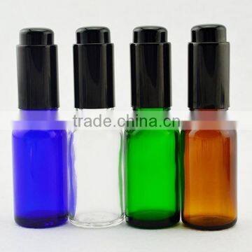 electric cigarette liquid glass bottles pump cap/glass essential oil dropper bottle pump cap/glass liquid dropper bottle pump