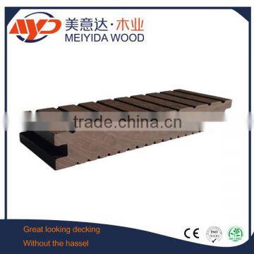 Anti-slip WPC Grooved Decking for Garden