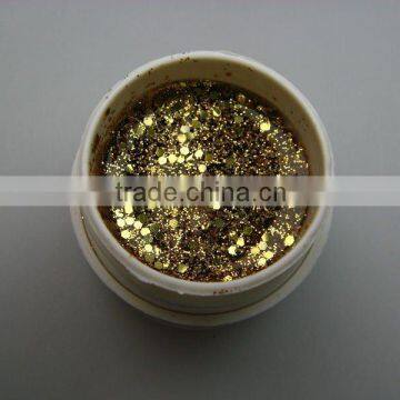 15ML Paillette Glitter Color Nail Art Soak off UV Gel -HN713