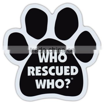 Custom Made paw Car magnets Sticker