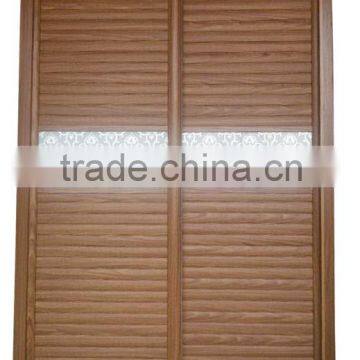 2015 hot sell factory price sliding wooden modern wardrobe