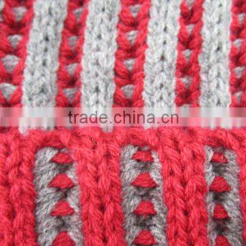 Red Color Women's Kendall Beanie Knit Hat photo-4