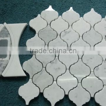 New Style Bianco Carrara Marble Mosaic