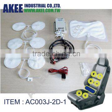 Pneumatic Lumbar support 6 Air bladder massage 2 round switch