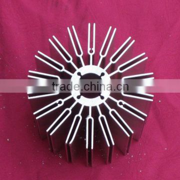 extruded aluminum led heatsink sunflower radiator