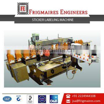 Best Selling Durable Sticker Labeling Machine at Best Price