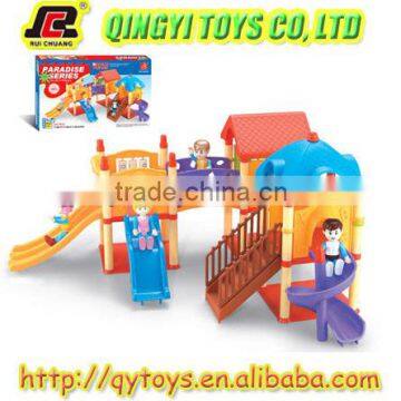 block paradise series toy DIY game for inteligent