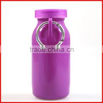 China cheap silicone water bottle silicone foldable bottle