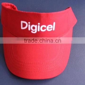 Promotional printed sun visor hat