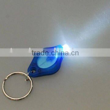 Mini led keychain torch with metal keyring