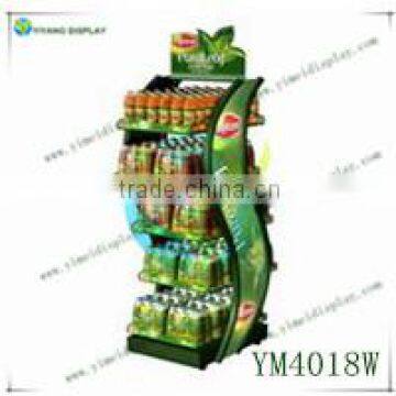 Leaf Wooden Printing Beverage display rack YM4018W