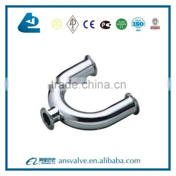 Sanitary Clamp U type 3 Way Weld Elbow