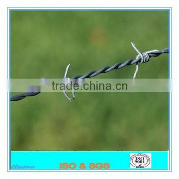 weight of barbed wire per meter length