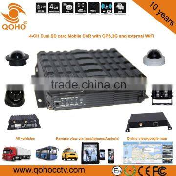 H.264 Car Mobile DVR Audio Video Sync , GPS,3G/4G,WIFI.Car Black Box Function photo-3