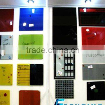 Customized tempered glass magnetic writing board