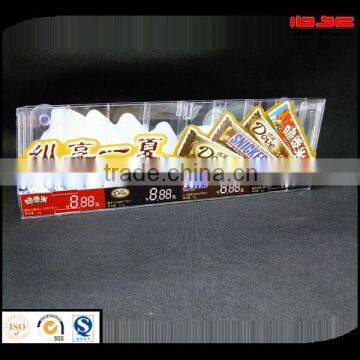 cosmetic cardboard display shelf plastic displays