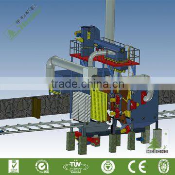 Q69 Steel Plate Automatic Turbine Sandblaster photo-4