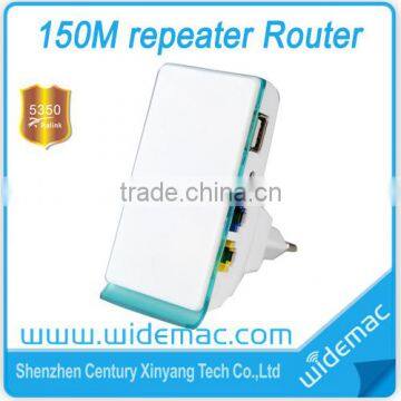 Mini wireless wifi repeater 2.4Ghz 150Mbps wireless router