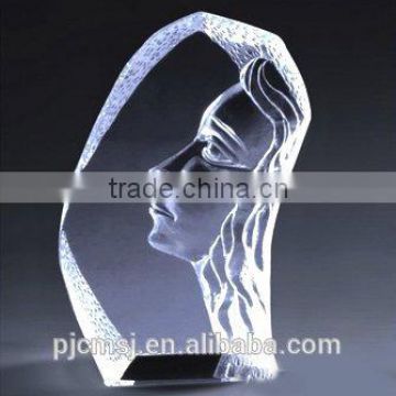 engraved crystal iceberg face inside with for gift & souvenir CB-006