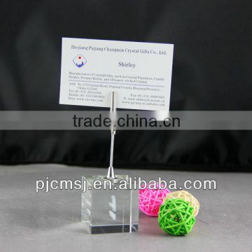 business cardholder ;glass name card holder,